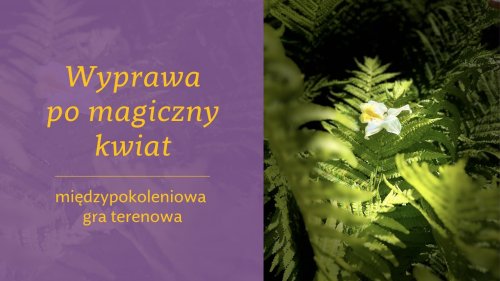 Wyprawa po magiczny kwiat - międzypokoleniowa gra terenowa