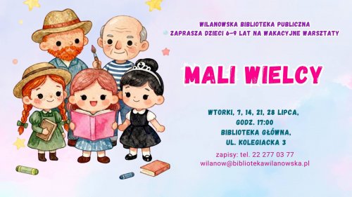 Warsztaty dla dzieci 6-9 kat 