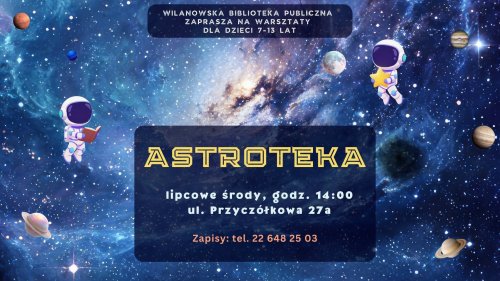 Warsztaty dla dzieci 7-13 lat 