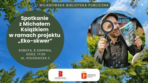 Spotkanie z Michałem Książkiem w ramach projektu 