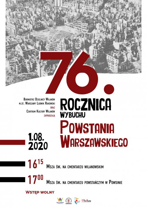 Uroczystości 76. rocznicy wybuchu Powstania Warszawskiego