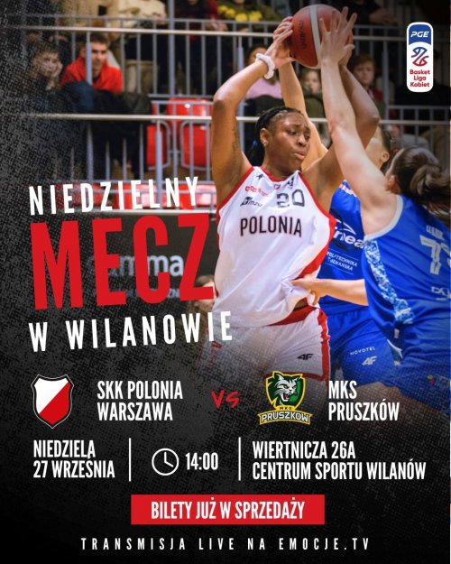 Mecz SKK Polonia Warszawa - MKS Pruszków