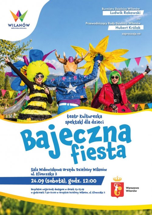 Bajeczna Fiesta w Wilanowie - spektakl dla dzieci