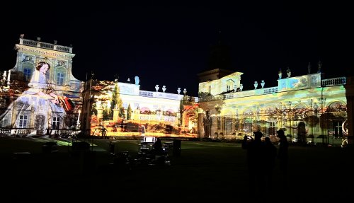 Bezpłatny pokaz mappingów nowej generacji w pałacu w Wilanowie