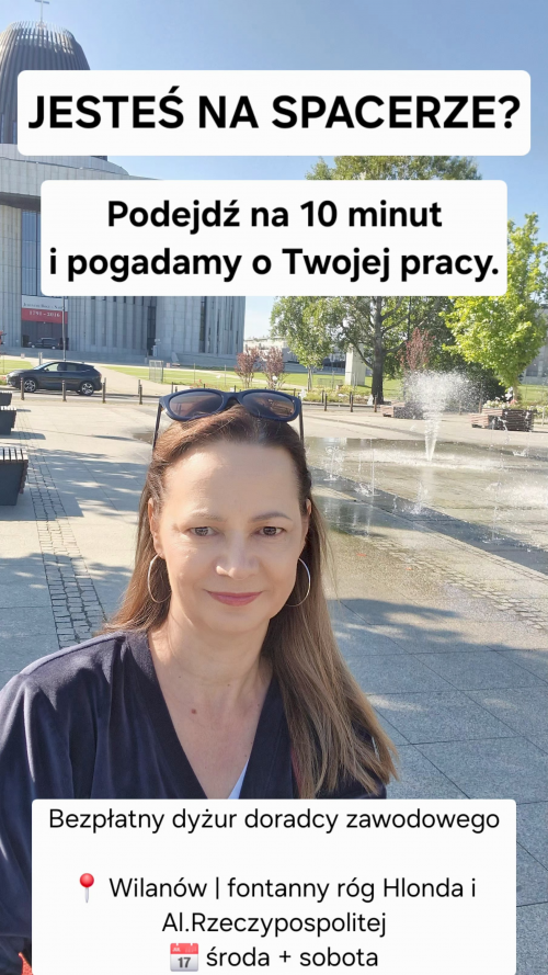 Co dalej zawodowo? Bezpłatny dyżur doradcy zawodowego na Wilanowie