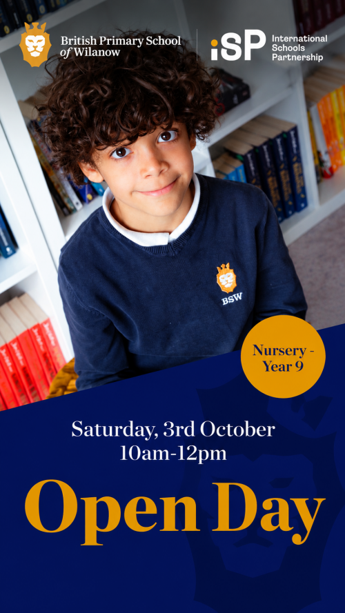 Open Day - British Primary School of Wilanow