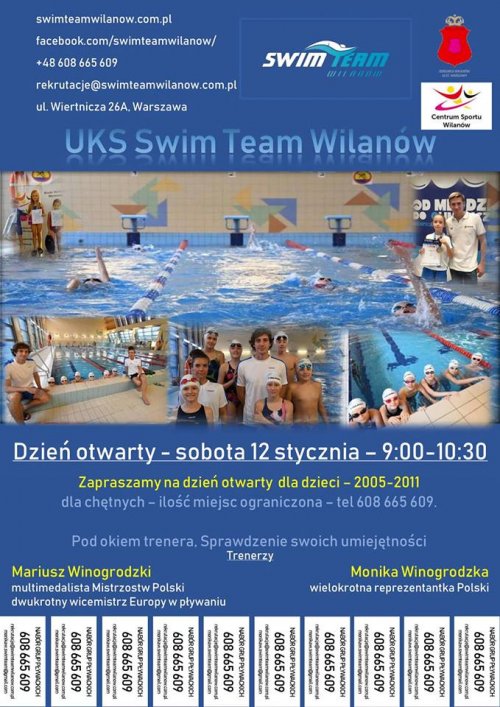 Dzień otwarty w UKS Swim Team