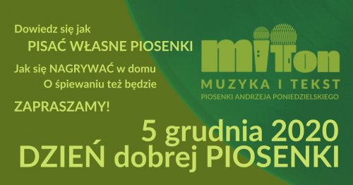 DZIEŃ dobrej PIOSENKI