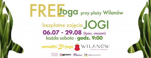 Free joga przy plaży Wilanów