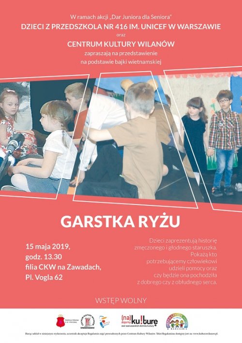 „Garstka ryżu” - spektakl dla seniorów