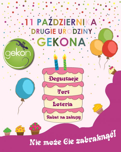 2 URODZINY GEKONA