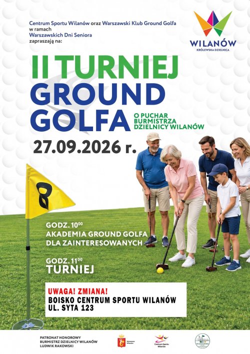 II Turniej Ground Golfa o Puchar Burmistrza Dzielnicy Wilanów