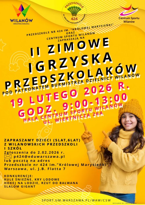 II Zimowe Igrzyska Przedszkolaków