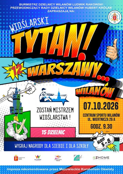 Wioślarski Tytan Warszawy - konkurs