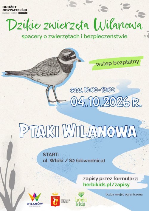 „Dzikie zwierzęta w Wilanowie” - spacer
