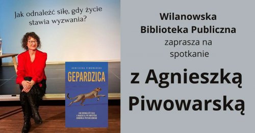 Spotkanie autorskie z Agnieszką Piwowarską