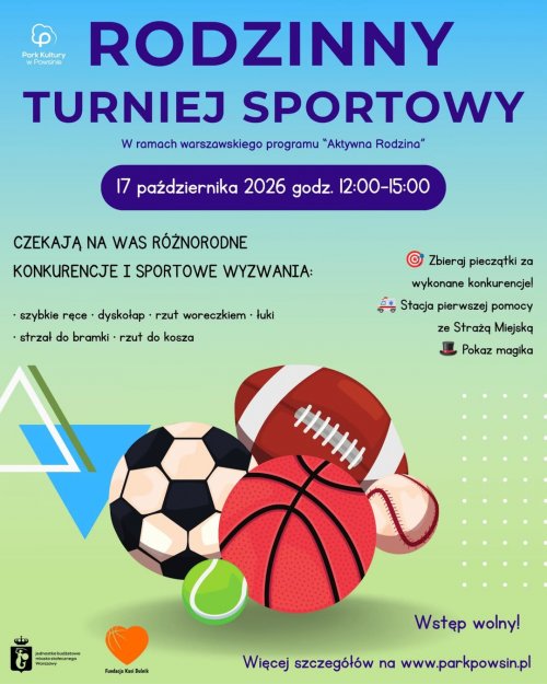 RODZINNY TURNIEJ SPORTOWY