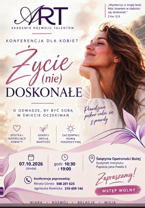 „Życie (nie)doskonałe” - konferencja dla kobiet 