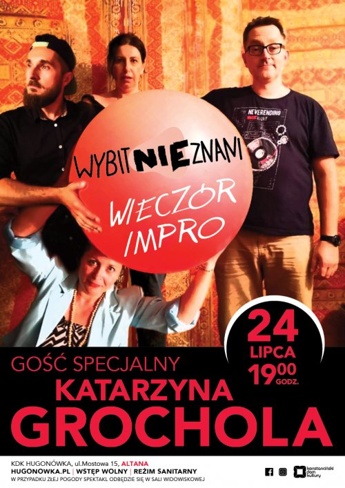 Wieczór impro z Katarzyną Grocholą
