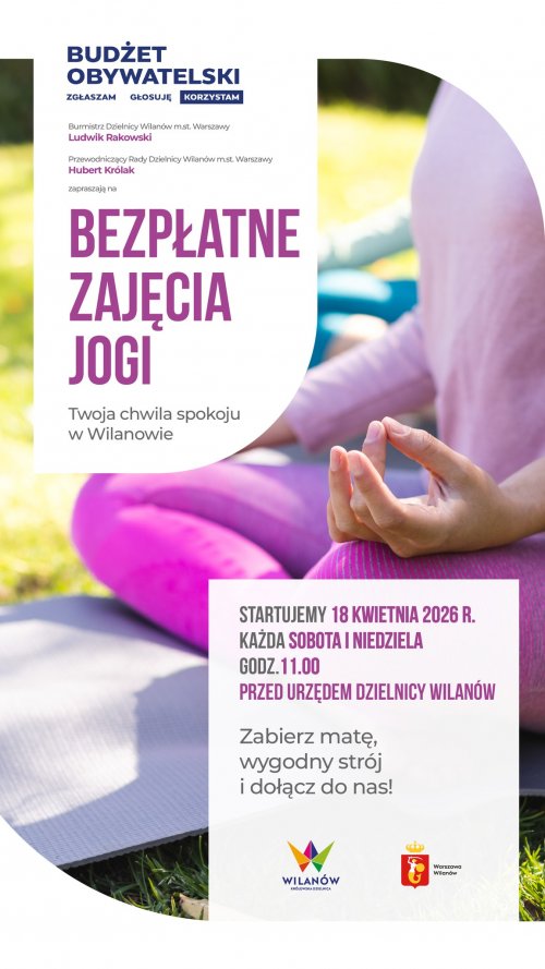 Bezpłatne zajęcia jogi