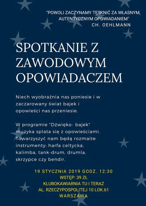 Spotkanie z zawodowym opowiadaczem