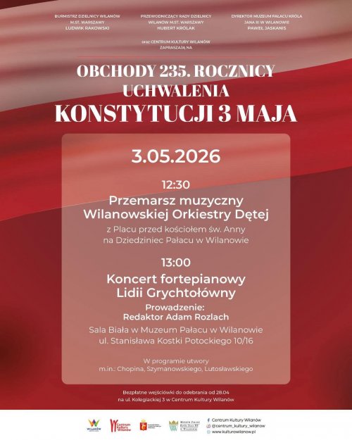 Obchody 235. Rocznicy Uchwalenia Konstytucji 3 Maja