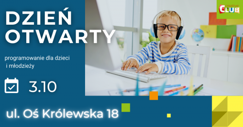 Dzień otwarty - programowanie dla dzieci i młodzieży