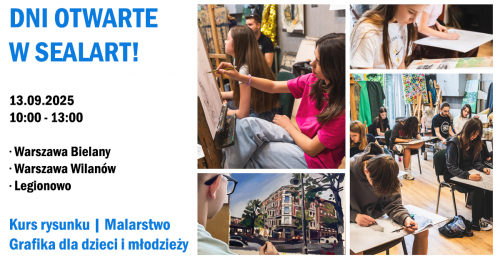Dzień otwarty w Sealart Szkoła Rysunku