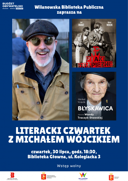Literacki czwartek z Michałem Wójcikiem