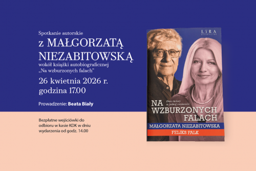 Małgorzata Niezabitowska - spotkanie autorskie