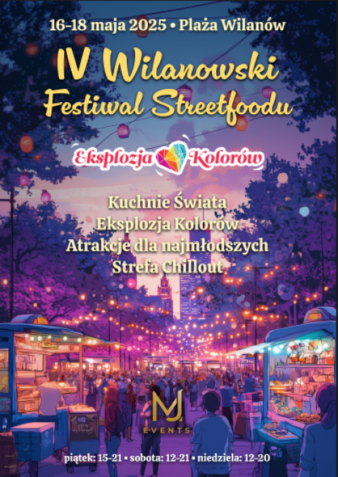 IV Wilanowski Festiwal Streetfoodu x Eksplozja Kolorów