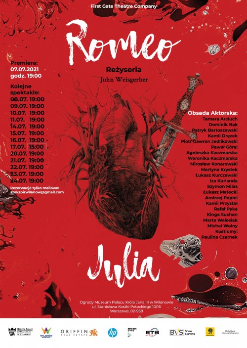 Romeo i Julia, Szekspir w Parku