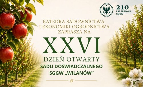 26. Dzień Otwarty Sadu Doświadczalnego SGGW w Wilanowie