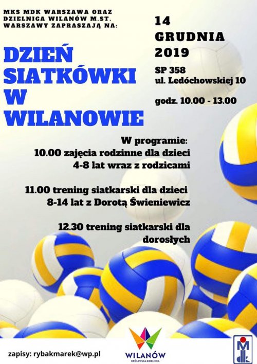 Siatkarski dzień w Wilanowie