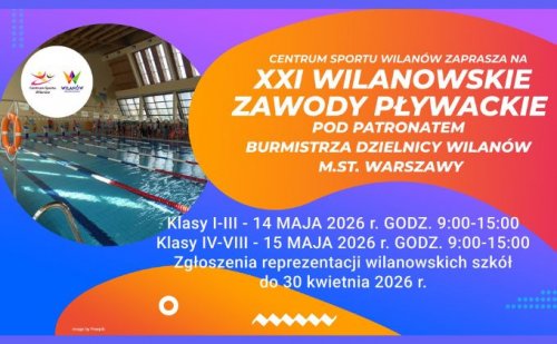 XXI Wilanowskie Zawody Pływackie