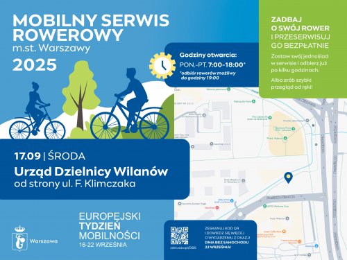 Bezpłatne przeserwisowanie rowerów