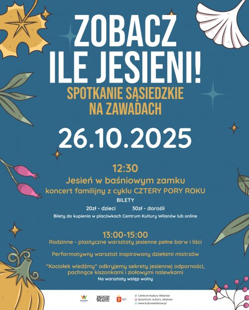 Zobacz Ile Jesieni! Spotkanie sąsiedzkie na Zawadach